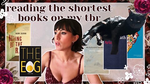 Reading The Shortest Books On My TBR | 5 books | poetry, speculative fiction, horror, scifi