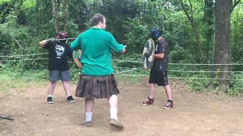 My sons learning to sword fight 🤺