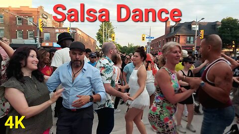【4K】Salsa Dance 💃 Toronto Canada 🇨🇦