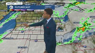 More showers possible tonight
