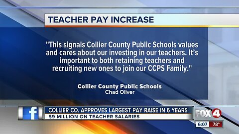 Collier County approves largest teacher pay raise in six years