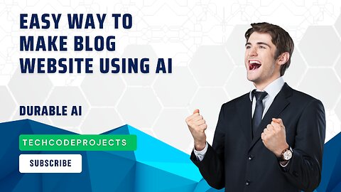 How to develop a website using AI | Easy way to make a blog website using AI #ai #viralvideo #web