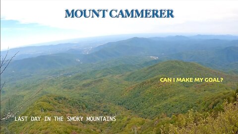 Mount Cammerer on the Final Day in the Smoky Mountains