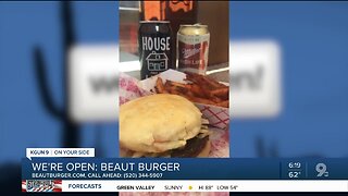 Beaut Burger sells burgers, sides