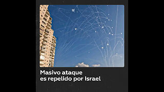 Israel repele un ataque masivo con misiles