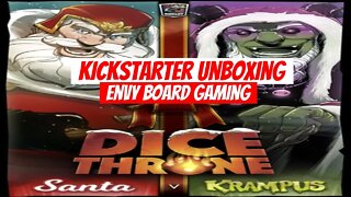 Kickstarter Unboxing: Dice Throne Santa vs Krampus