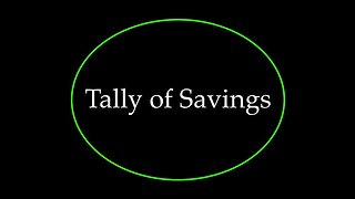 Tally of Savings December 2023