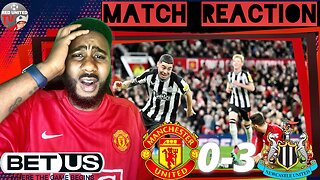 Man United 0-3 Newcastle FAN REACTION | Erik Ten Hag Done! | Carabao Cup - Ivorian Spice Reacts