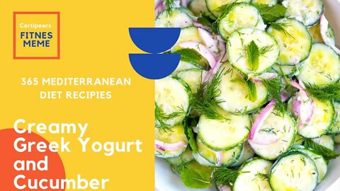 Fitness Diet | Creamy Yogurt & Cucumber - 68/365 - Mediterranean Diet