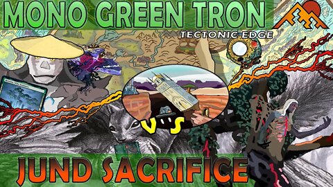 Mono Green Tron VS Jund Sacrifice｜Boseiju and Squirrels!｜Magic The Gathering Online Modern League Match