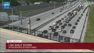 I-94 EB closed at WIS 175 due to shots fired report