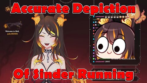 @SinderVTuber Very Accurate Depiction Of Her Running "Style" #vtuber #clips