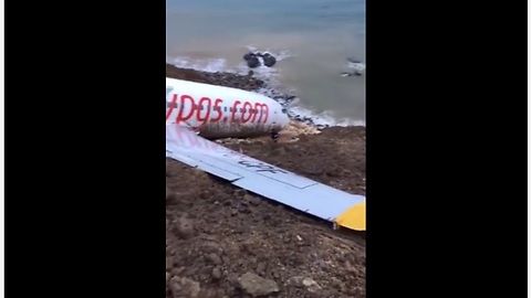 Footage Shows How Close Plane Was To Diving Into The Black Sea
