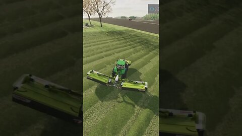 Mowing The Grass Farming Simulator 22 #shorts