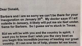 Unexpected Letter George H.W. Bush Sent Trump After Election