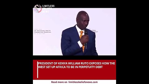 KENYA PRESIDENT WILLIAM RUTO EXPLAINS HOW THE WEST FINANCIALLY CRIPPLED AFRICA #africa #williamruto