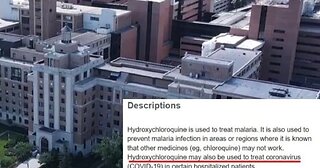 Mayo Clinic Website Now Says Hydroxychloroquine CAN Be Used to Treat COVID-19 Patients,...
