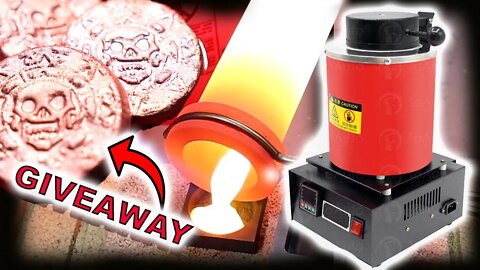 Making Copper Coins with an Electric Furnace - GIVEAWAY!