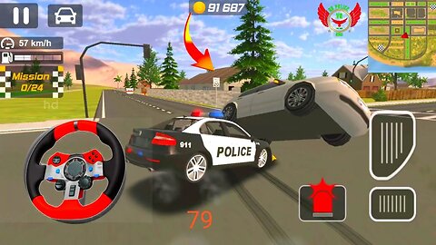 HD police vs gari game #779 police Gameplay Best Car Games Drift Gari Driving 2023 Android