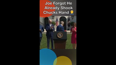 Joe Biden Forgot He Already Shook Chucks Hand