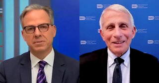 Fauci Smirks and Laughs When Asked on CNN Why WH Put Out a False Tweet About Vaccines