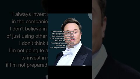 Elon Musk an Alien? His Out of this world word of wisdom quotes 3/11 #shorts