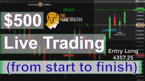 500 [LIVE] Trading (from start to finish) and YOU can DO IT too!
