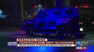 Cockeysville Home Depot on lockdown due to possible armed person in parking lot