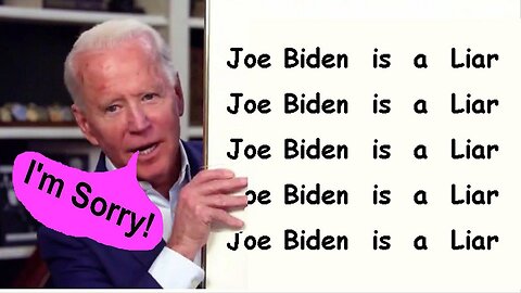 Joe Biden Lied