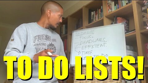 Why To Do Lists are important - become more efficient with your artwork