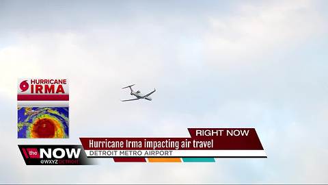 Hurricane Irma impacting air travel