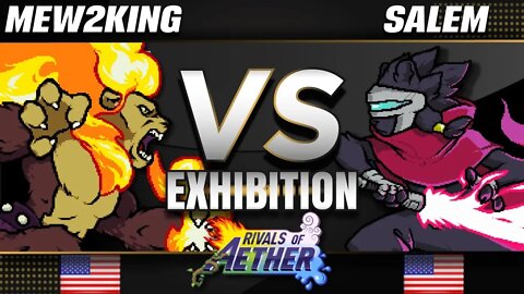 Playing Rivals of Aether Seriously!! Mew2King (Zetterburn) vs. Salem (Clairen/Shovel Knight)