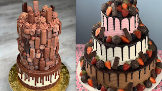 10 Fancy Chocolate Cake Decorating IDeas | So Yummy Birthday Cake | Best Tasty Cake Tutorials