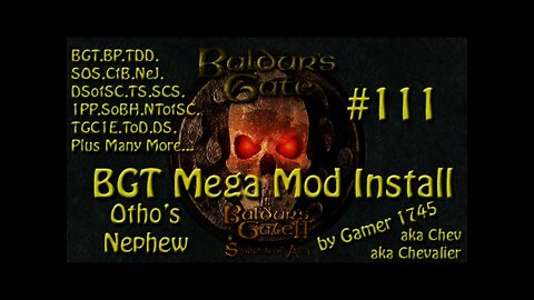 Let's Play Baldur's Gate Trilogy Mega Mod Part 111 - Dark Side