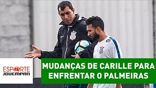 Veja ANÁLISE das mudanças de Carille para enfrentar o Palmeiras