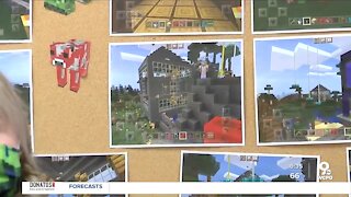 Students with autism connecting, building community, in Minecraft
