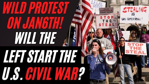 The Wild Protest on January 6, Mike Pence, Washington DC, the Start of Civil War in America