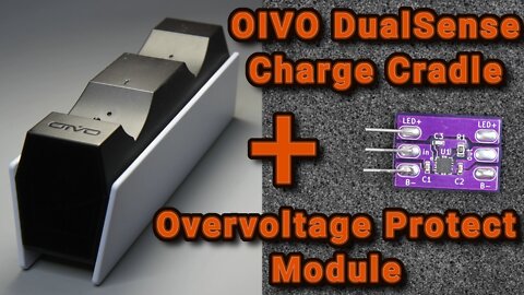 Overvoltage Protect Mod for the OIVO DualSense Charging Cradle