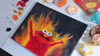 Painting Stream- Elmo Meme