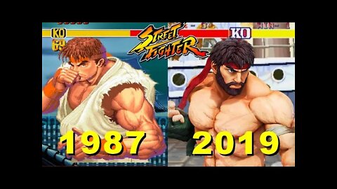 Evolution of Street Fighter all series Games (1987-2019)