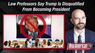 Law Professors Say Trump Is Disqualified from Becoming President