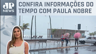 Chuva no litoral do Nordeste e frio no Sul | Previsão do Tempo