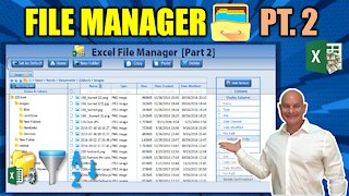 How To Create this Excel File Manager, with Filtering, Sorting and Adding Folders [Part 2]