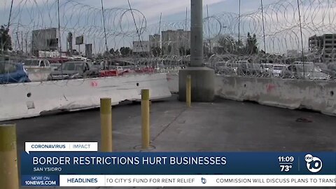 Border travel restrictions extended, businesses hurting