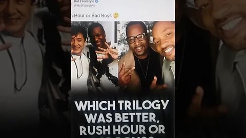 Which Movie Trilogy Is Better? RUSH HOUR or BAD BOYS?