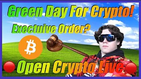 🔴 Crypto News Live 🔴 - Green Day For Crypto! Biden Executive Order? Gas Prices Keep Going UP!