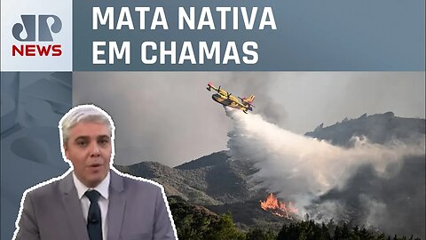 Bombeiros começam a controlar 660 focos de incêndio na Grécia; Marcelo Favalli analisa