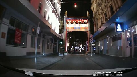 Australian Army Deployed in Chinatown Melbourne during Curfew 27/09/21 Part 1