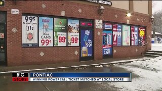 $70 million winning Powerball jackpot ticket sold in Pontiac