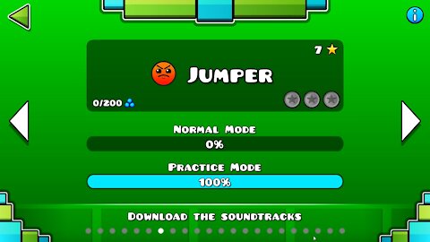 Geometry Dash Level 07 Jumper Attempt 1